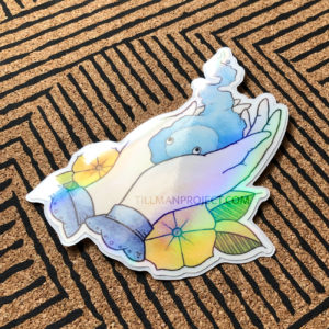 Howl's Moving Castle, Sophie and Calcifer sticker