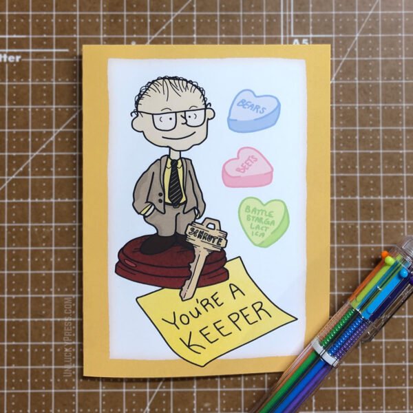 THE "OFFICE NUTS: KEEPER" VALENTINE CARD