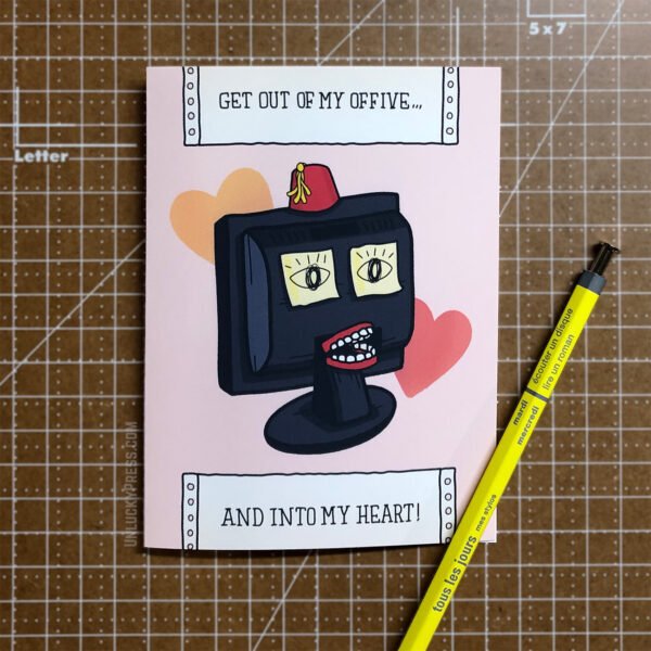 THE "OFFICE NUTS: OFFIVE" VALENTINE CARD