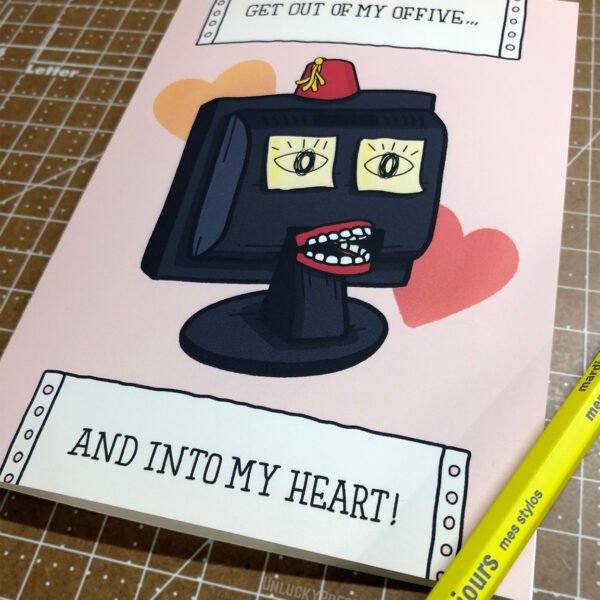 THE "OFFICE NUTS: OFFIVE" VALENTINE CARD