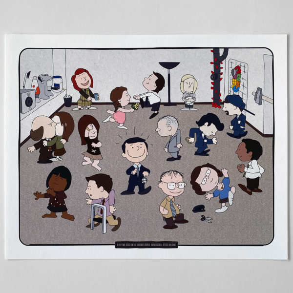 The "OFFICE NUTS" Giclée Print